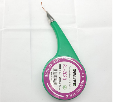 Relife Low Residue Desoldering Wick Braid come with Thumb-wheel Dispenser